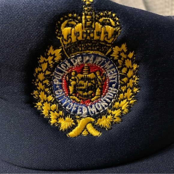 Vintage Police Department City of Edmonton Mesh Trucker Hat Adjustable - Picture 4 of 5